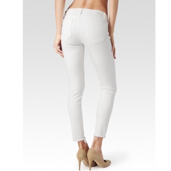 PAIGE Denim - Paige White Verdugo Ankle Skinny Jeans